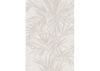 tapet crem cu model frunze sirpi 24600