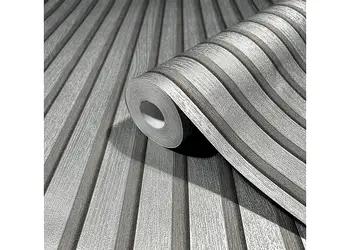 tapet cu dungi gri argintiu