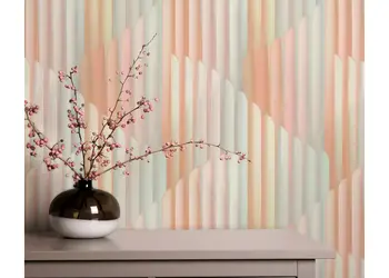 tapet cu dungi colorate