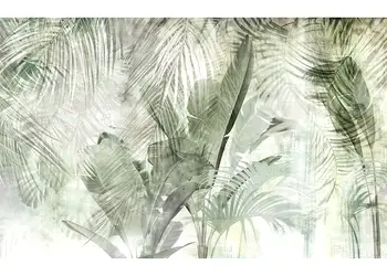 fototapet frunze komar botanibal boho