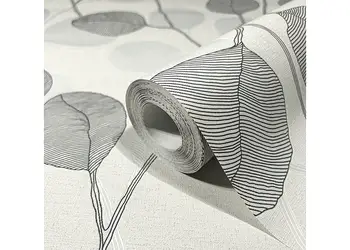 tapet cu frunze stilizate