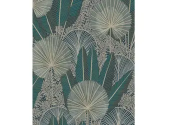 tapet cu frunze stilizate grandeco 54701