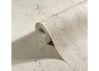 tapet decorativa crem cu insertii argintii marburg 32613