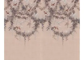 tapet dormitor symphony flori si pasari