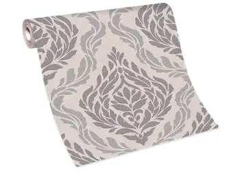 tapet clasic cu model argintiu carat 1006002