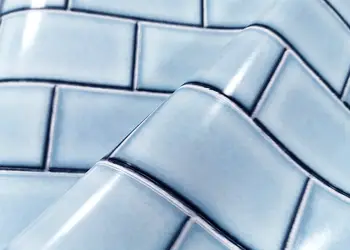 tapet faianta bleu extralavabil beaux arts