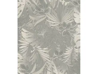 tapet floral cu efect metalic marburg botanica 33302