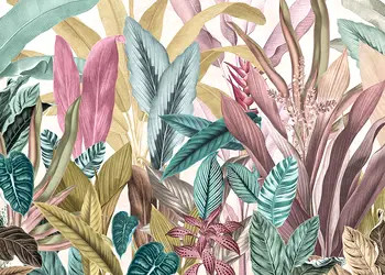 fototapet floral multicolor mathilda