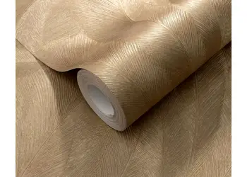 tapet frunze aurii stilizate