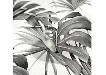 tapet frunze gri marburg new spirit 32743