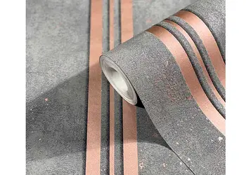 tapet gri cu dungi bronz marburg urban spaces 32637