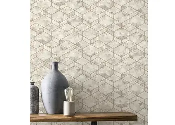 tapet geometric gri home design 649642