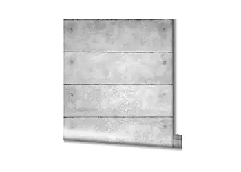 tapet imitatie placi de beton gri deschis