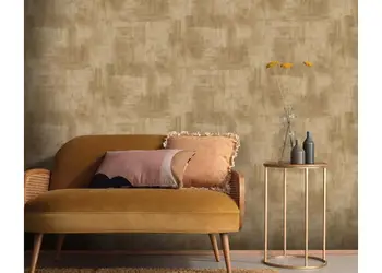 tapet living decorativa bej auriu