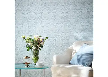 tapet clasic gri argintiu rasch 570830