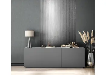 tapet cu dungi gri argintiu