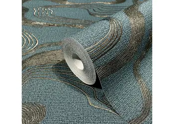 tapet albastru marburg kyoto 34538