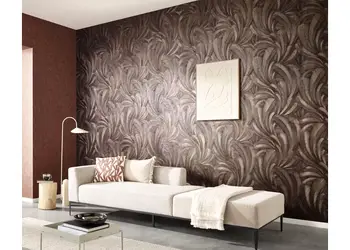 tapet maro metalic pene stilizate