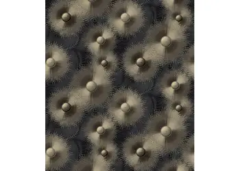 tapet living negru auriu elle decoration