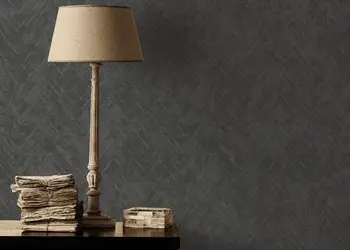 tapet imitatie decorativa gri cu detalii argintii marburg 32037