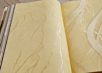 tapet decorativa galben pal