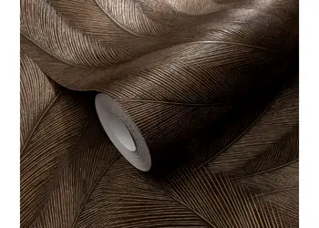 tapet maro metalic pene stilizate