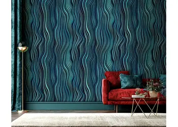 tapet modern albastru marburg 46985