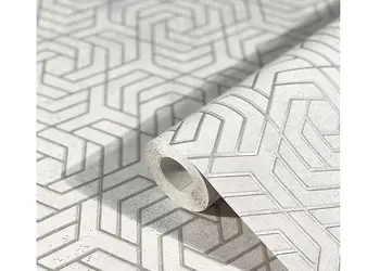 tapet modern gri cu model geometric marburg urban spaces 32607