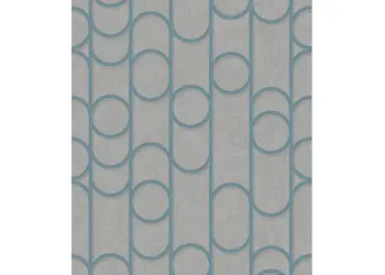 tapet modern gri ugepa model geometric albastru galactik m24009