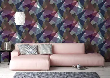 tapet modern mov reflets L81606