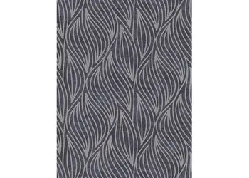 tapet modern negru cu model geometric argintiu carat 1006337