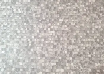 tapet mozaic gri reflets l78409