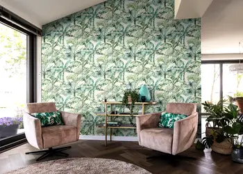 tapet plante exotice verzi rasch0485240