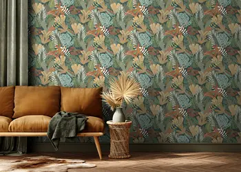 tapet frunze colorate ugepa m36904