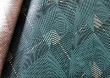 tapet modern verde ugepa model geometric galactik l96704