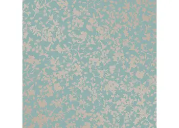 tapet vernil cu model floral argintiu ugepa