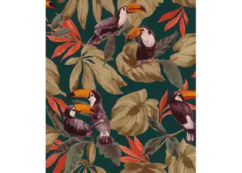 tapet vlies tropical toucans rasch 807509