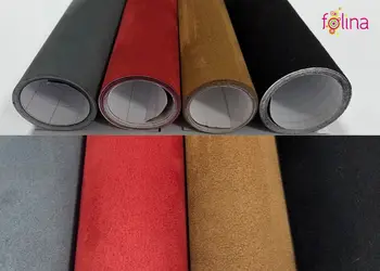 material autoadeziv imitatie piele intoarsa neagra 100 cm latime 7