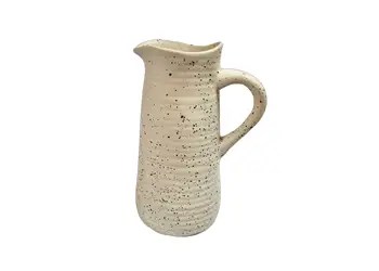 vaza ceramica tip ulcior crem nisipiu