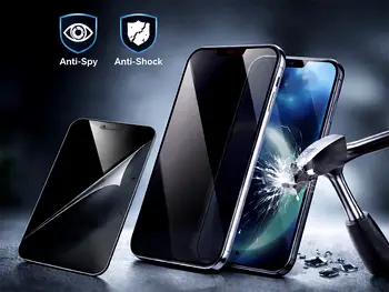 Folie privacy și anti-shock telefoane
