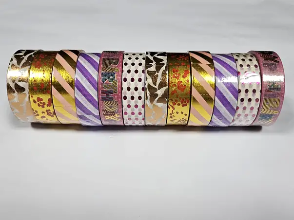 12 benzi washi tape folina mix18