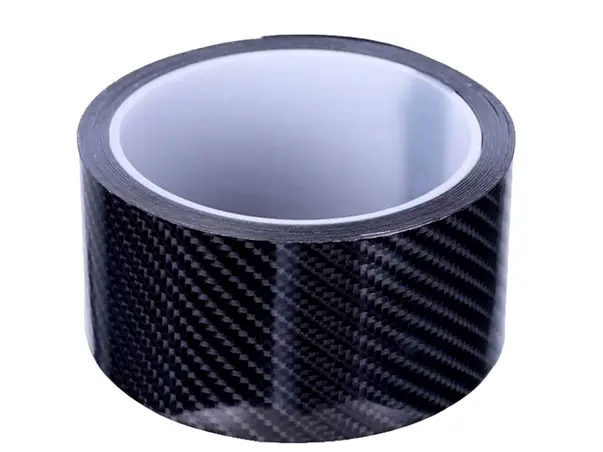 Autocolant Carbon 5d negru lucios rola de 15cm