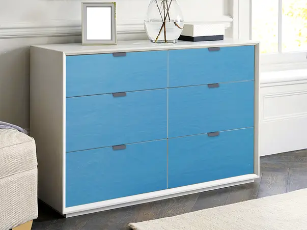 Autocolant albastru laminat xf lemn 3