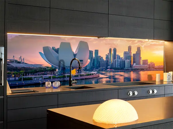 Autocolant bucatarie golful Marina Singapore 1