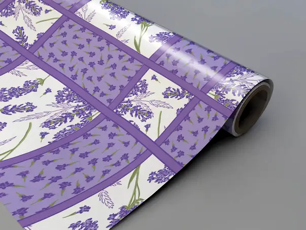 Autocolant bucatarie lavanda mov