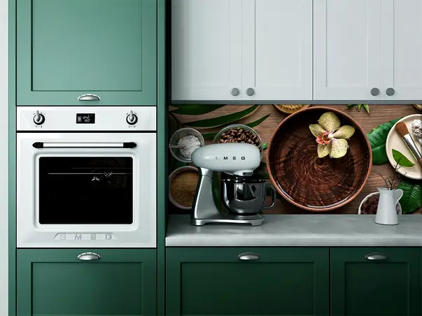 Autocolant bucatarie model cafea frunze 6