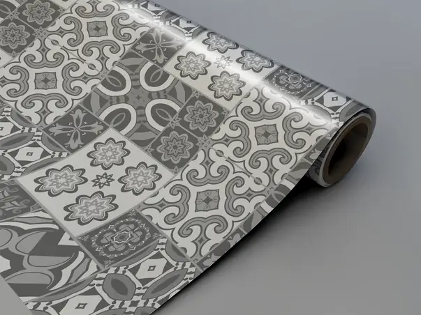 Autocolant gresie podele model nuante gri x 1