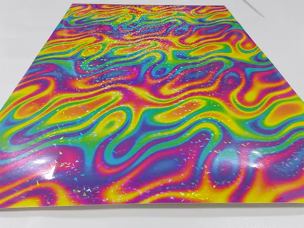 Autocolant holografic curcubeu HOL02 3