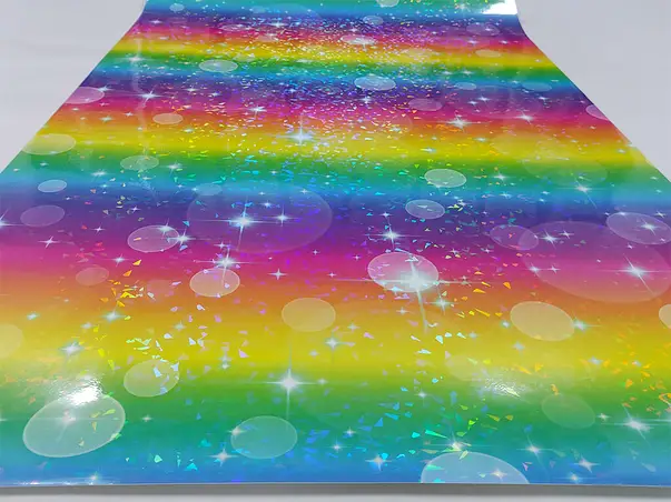 Autocolant holografic curcubeu HOL12 3