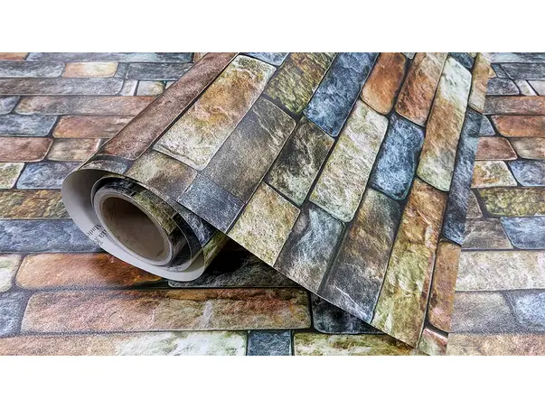 Autocolant imitatie caramida colorata model VLD02 1